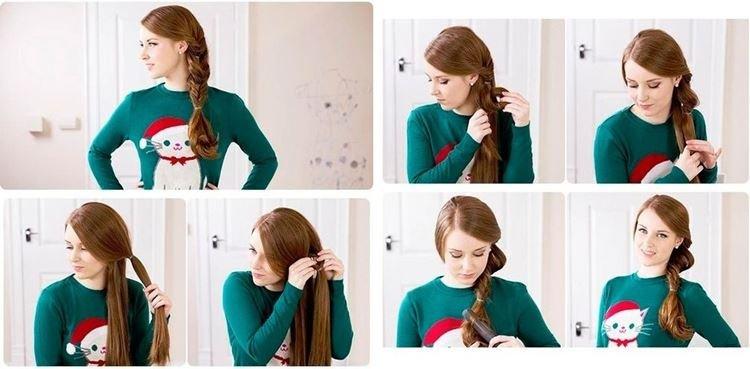 Tresse de queue de cheval - Coiffures d'école pour les adolescents