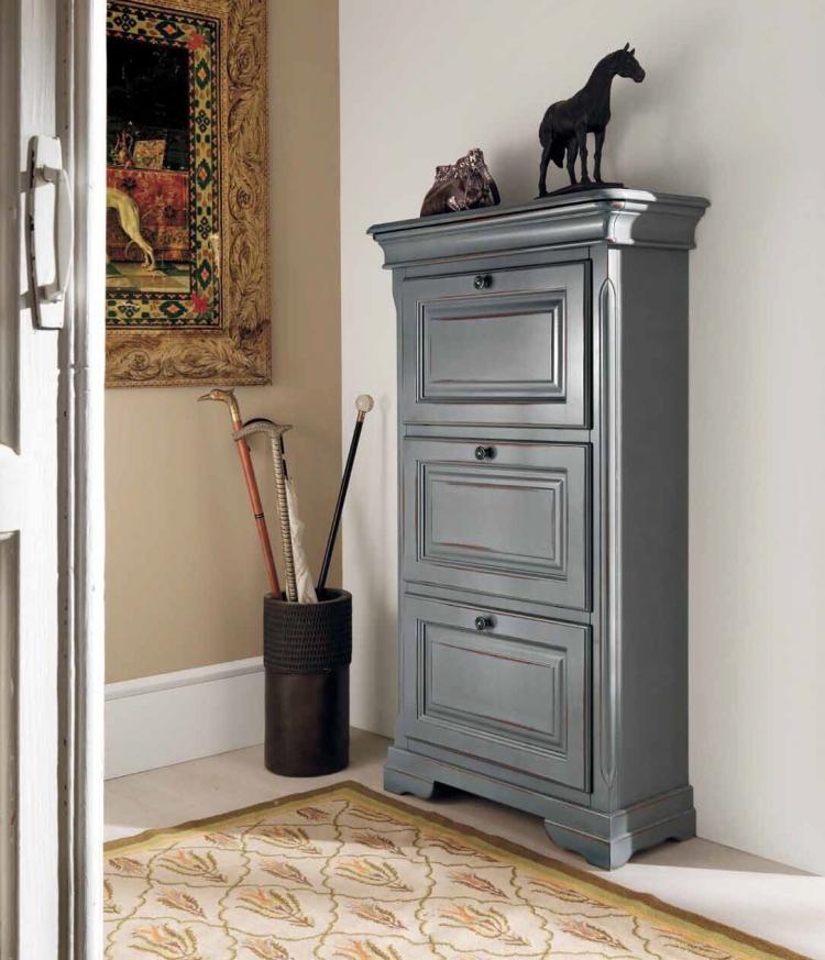 Etagère à chaussures - Mobilier d'entrée de style classique