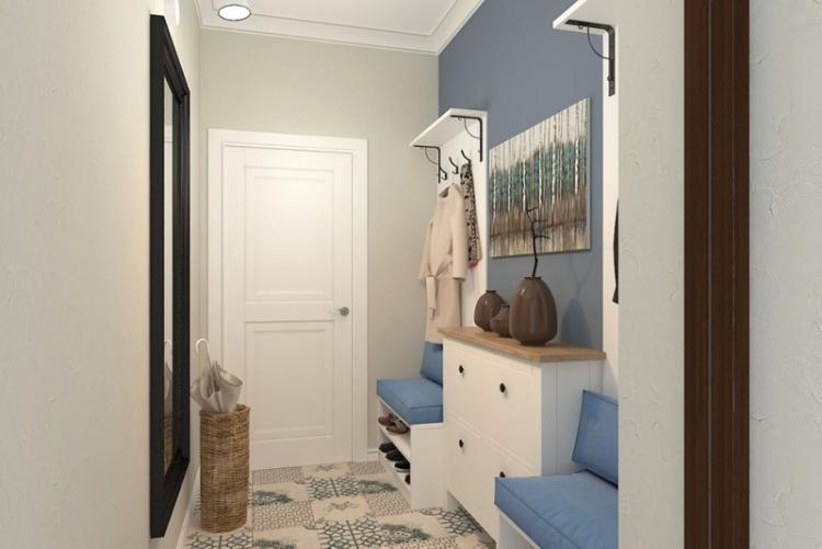 Couloir dans un style moderne - idées de design photo