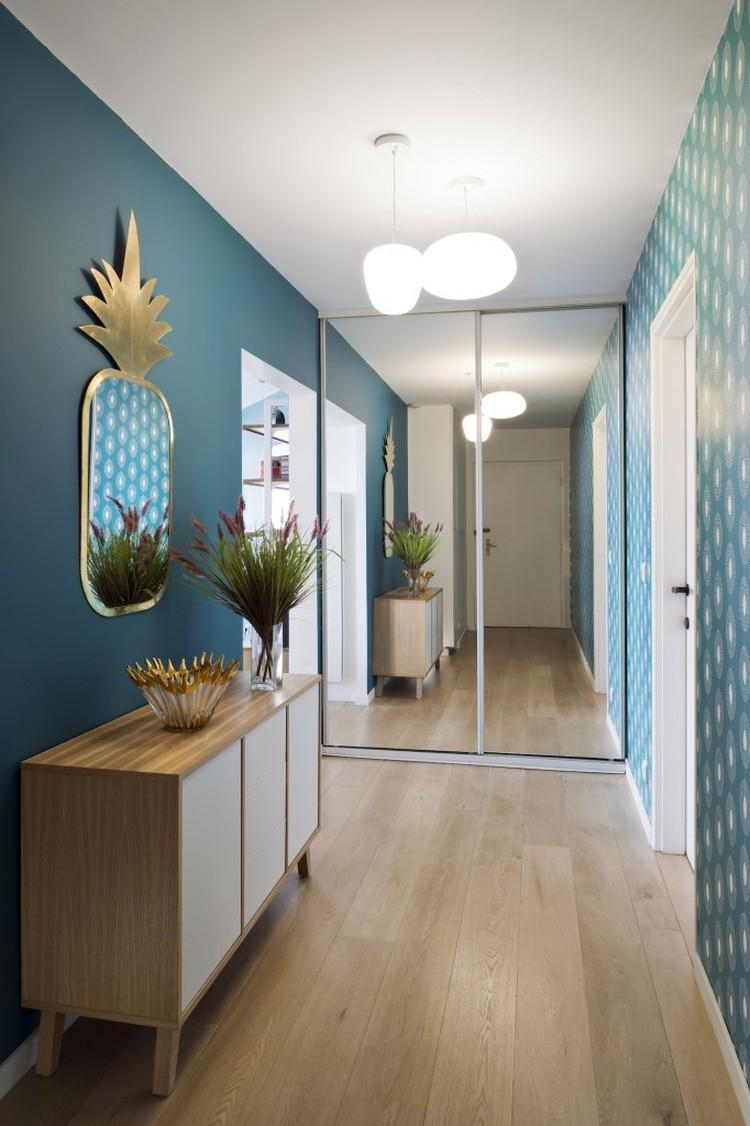 Couloir dans un style moderne - idées de design photo