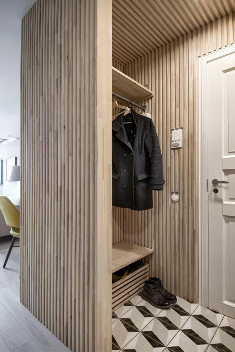 Couloir dans un style moderne - idées de design photo