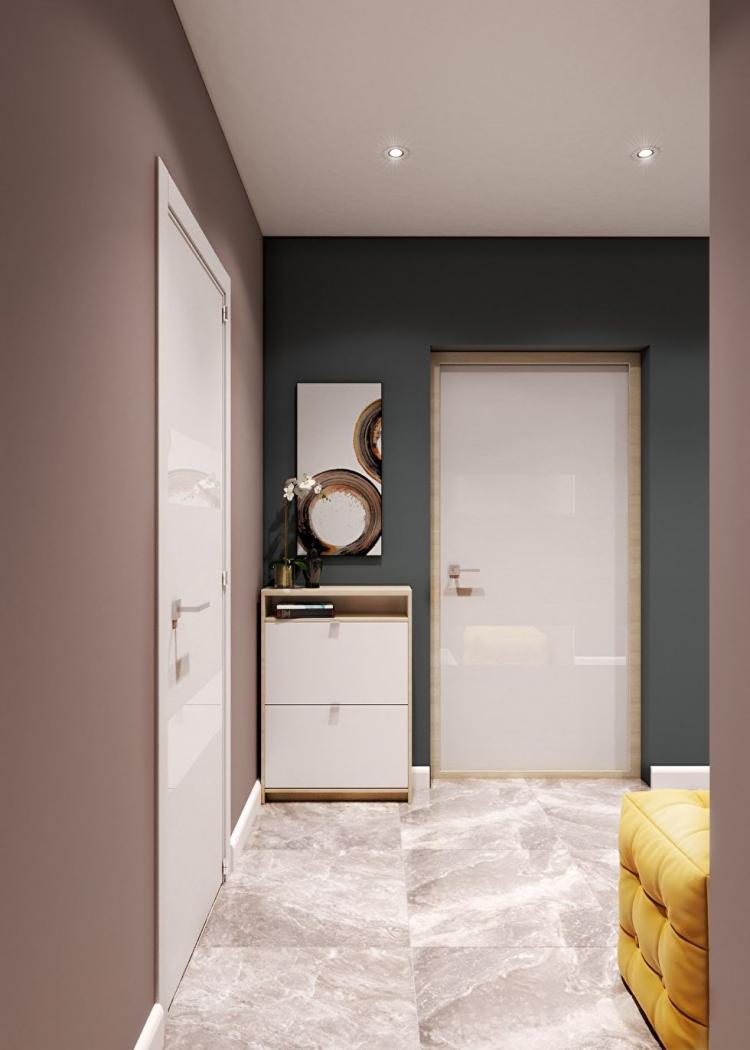 Projet d'appartement à Cheboksary, 40 m²