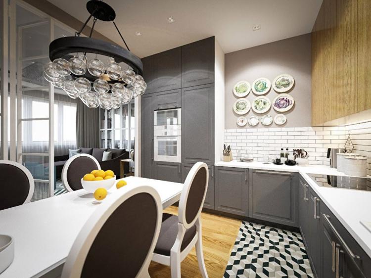 Projet de conception d'un appartement à Moscou