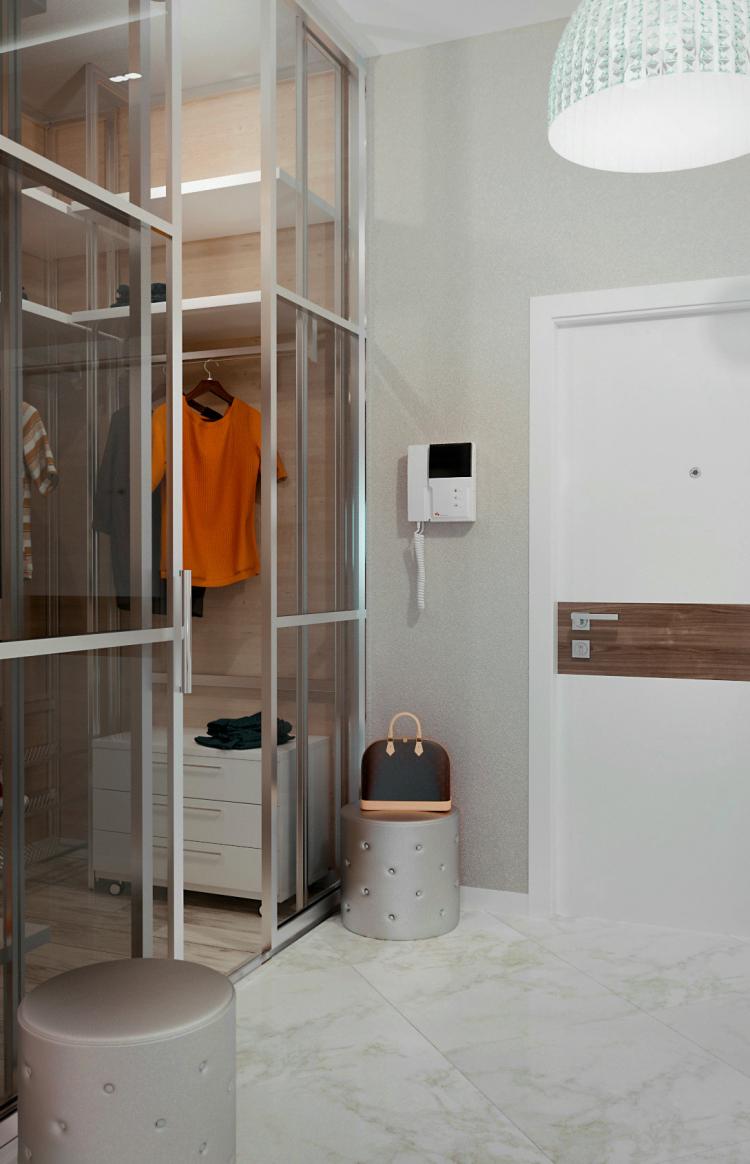 Projet d'appartement 45 m² dans le complexe résidentiel Putilkovo