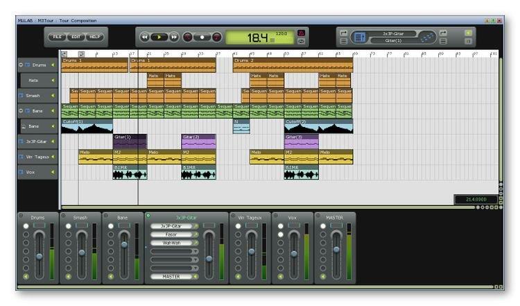 MuLab - téléchargement de logiciel de création musicale