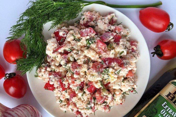 Salade de légumes caillés - Salades simples et délicieuses pour toutes les occasions