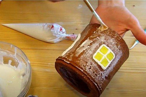 Maison ronde en pain d'épice DIY - recette étape par étape