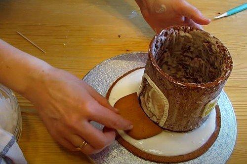 Maison ronde en pain d'épice DIY - recette étape par étape