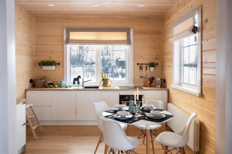 Stores romains de style scandinave