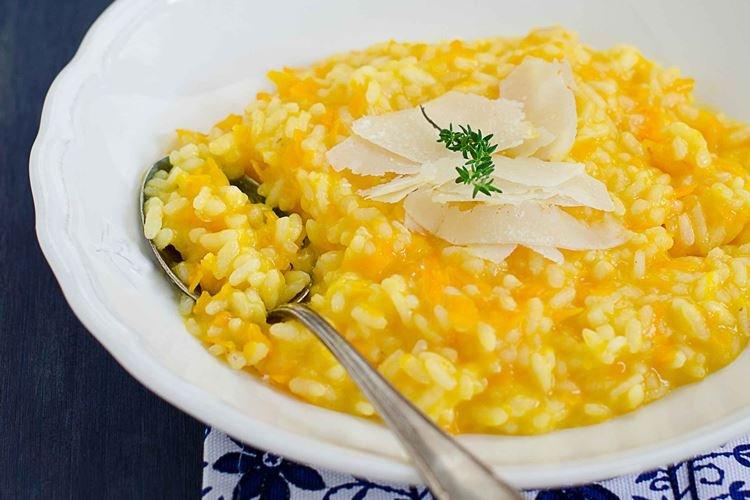 Risotto à la citrouille - Recettes de risotto, comment cuisiner