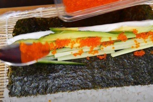 Roll Philadelphia à la maison - une recette étape par étape