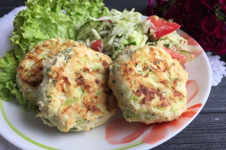 Escalopes de poitrine de poulet hachées au chou - recettes