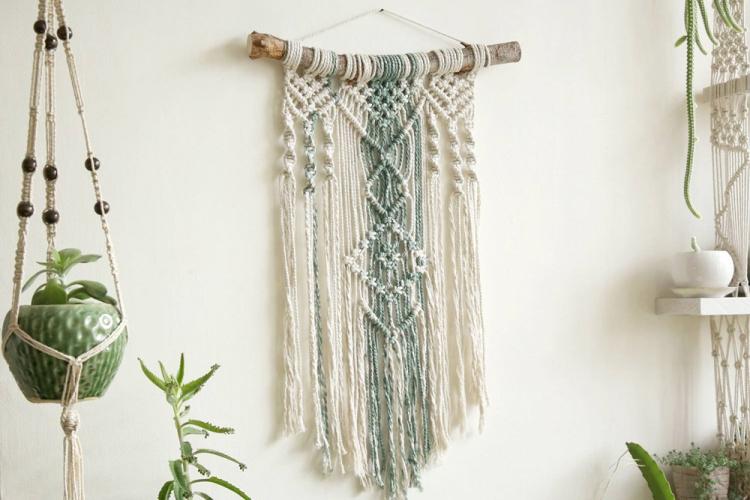 Pots en macramé - Artisanat pour la maison
