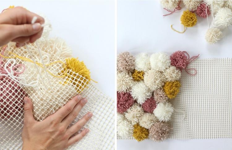 Tapis Pom Pom - Artisanat Maison