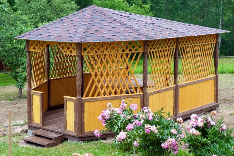 Gazebos de jardin en bois