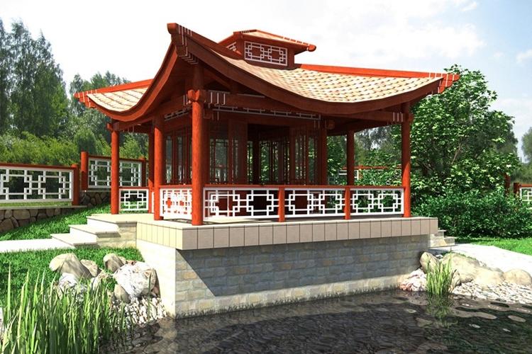 Gazebos de style japonais - Gazebos de jardin