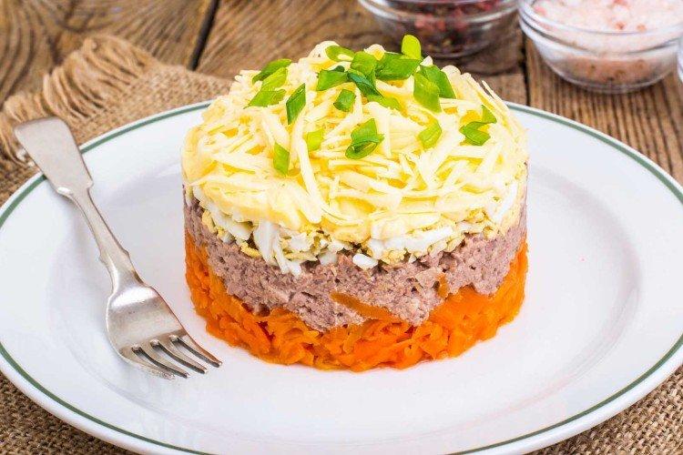 Salade de foie de morue aux carottes - recettes