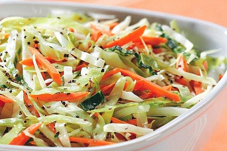 Salade de chou frais épicé au tabasco - recettes