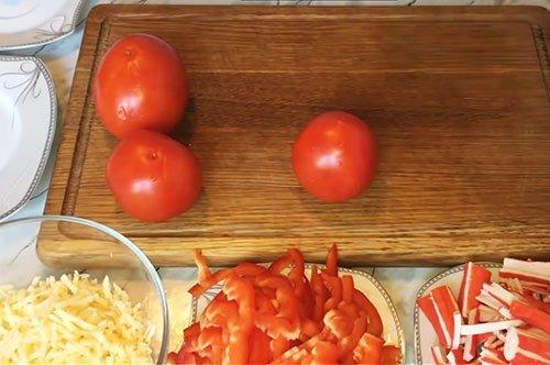 Salade de la mer Rouge - une recette classique étape par étape