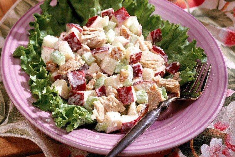 Salade buffet - Recettes de salades de poulet et champignons