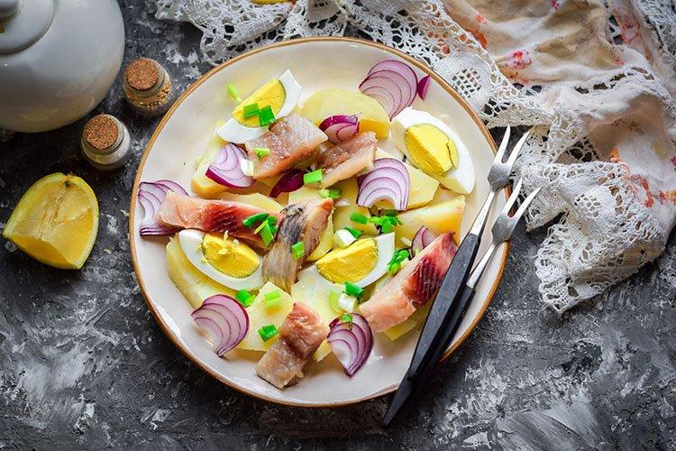 Salade de hareng d'anniversaire - recettes