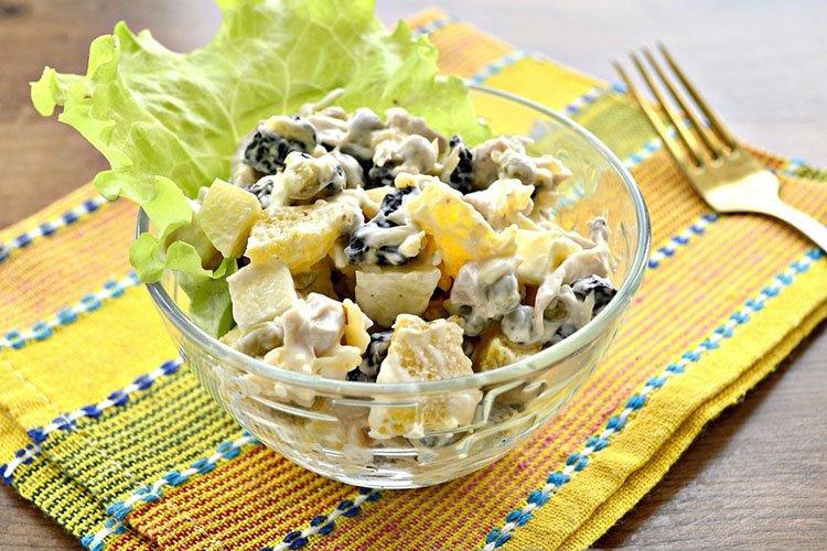 Salade de pruneaux et ananas - recettes