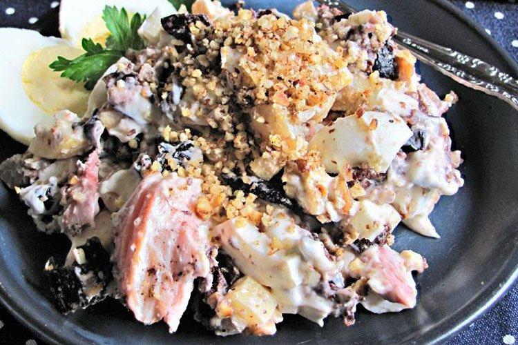 Salade de veau au four aux pruneaux - recettes