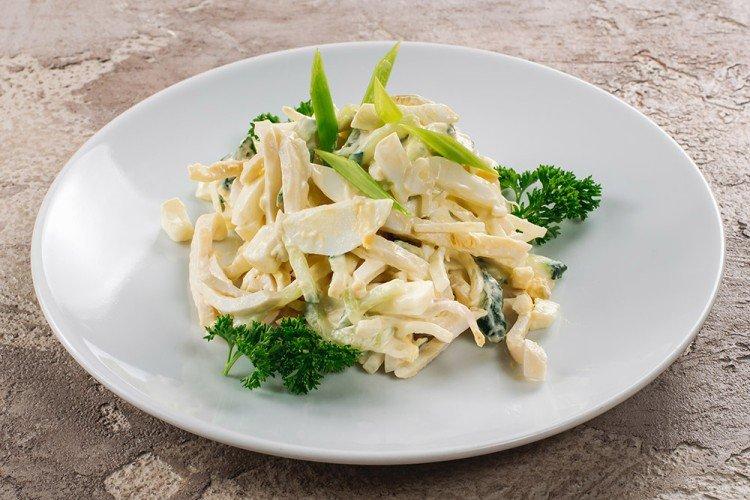 Salade de calamars et boeuf - recettes