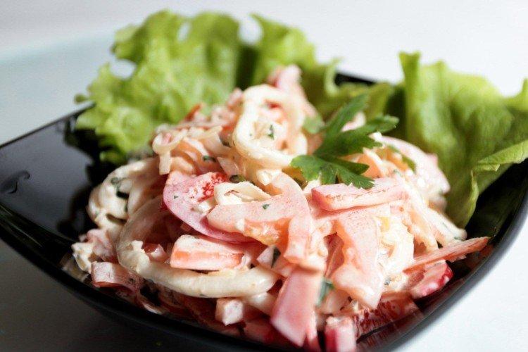 Salade de calamars rapide - recettes