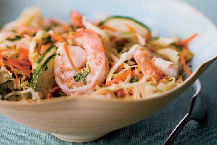 Salade coréenne de carottes et crevettes - recettes