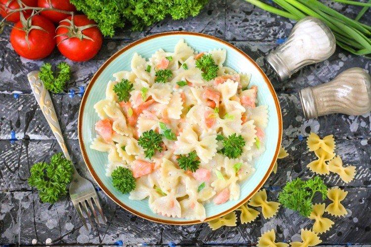Salade de poisson rouge et pâtes - recettes