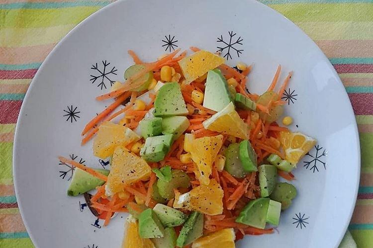 Salade de maïs et d'orange - recettes