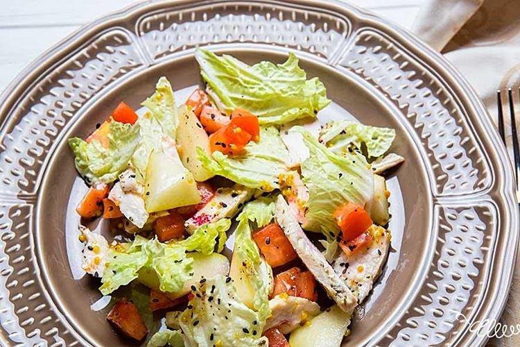 Salade de poulet et poire - recettes