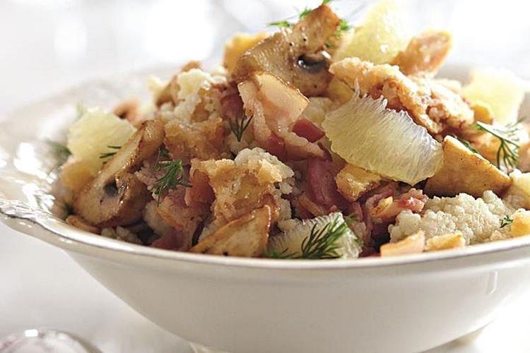 Salade de champignons et couscous - recettes