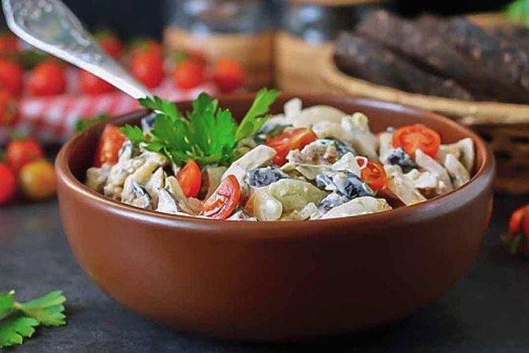 Salade de champignons et tomates - recettes