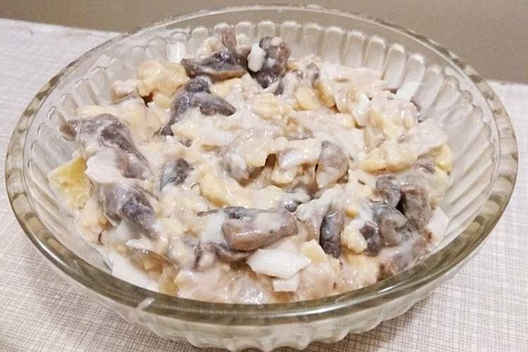 Salade de champignons et ananas - recettes