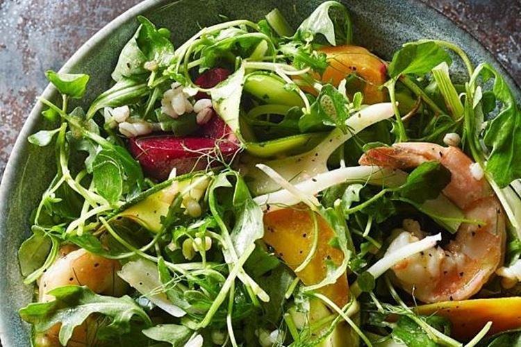 Salade de betteraves et crevettes - recettes