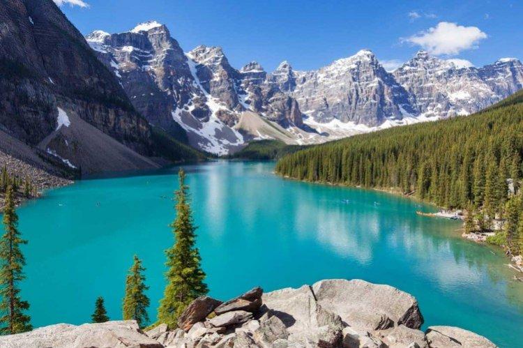 Lac glaciaire Moraine, Canada - Les plus beaux endroits du monde