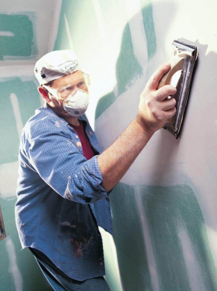 Masticage des murs - Mastic ou mastic