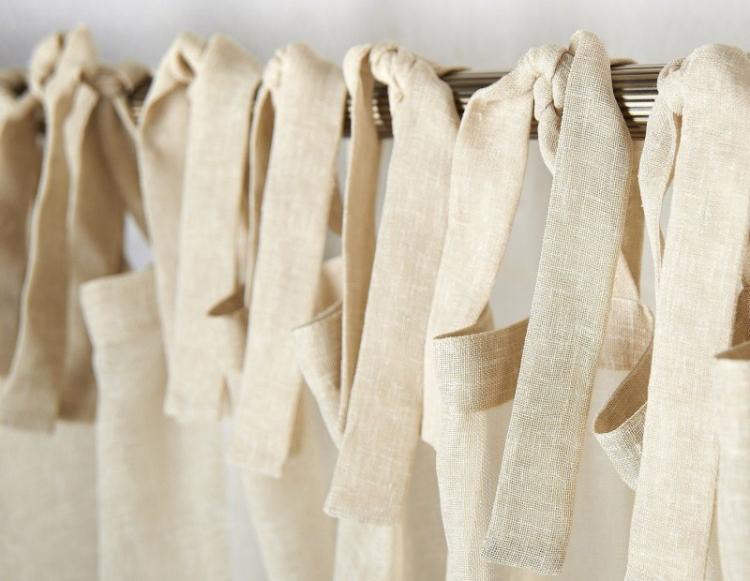 Cravates - Méthodes de fixation des rideaux pour le salon