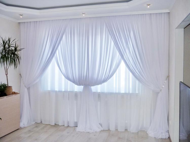 Rideaux pour le salon - photo