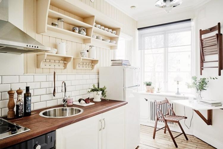 Rideaux de cuisine de style scandinave