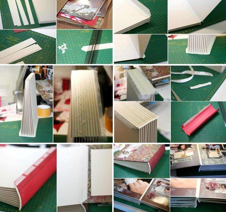 Album relié - scrapbooking pour débutants