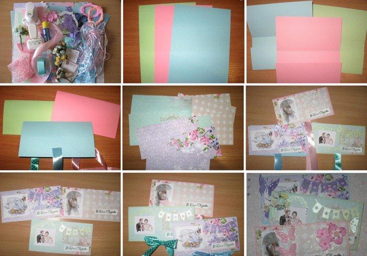 Enveloppe cadeau pour de l'argent - scrapbooking pour débutants