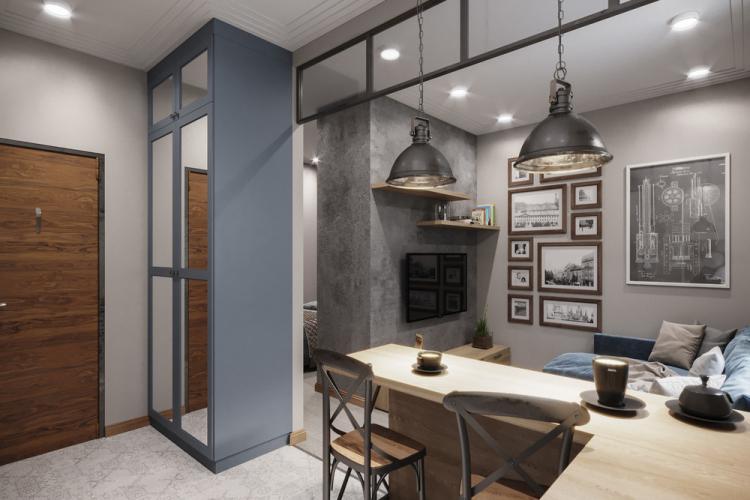 Soft Loft : Appartement 27 m² - Design d'intérieur