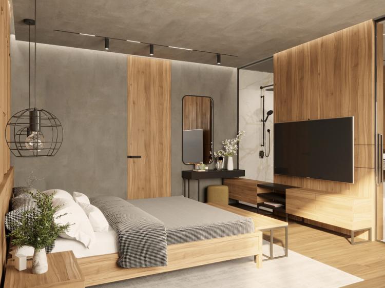 Chambre Seul avec la mer - design d'intérieur