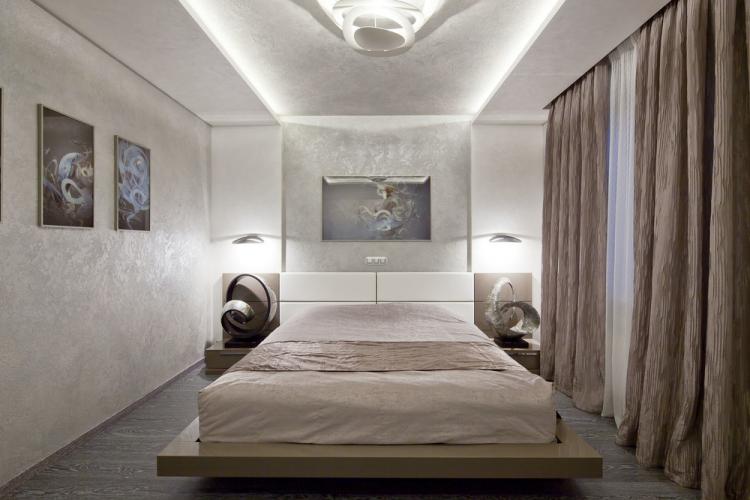 Chambre La chaleur du minimalisme - design d'intérieur