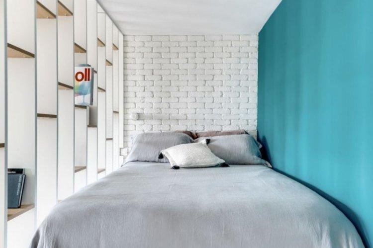 Petite chambre de style scandinave - photo design d'intérieur