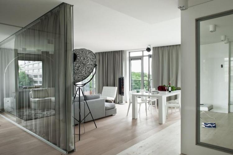 Avantages - Cloisons vitrées dans l'appartement