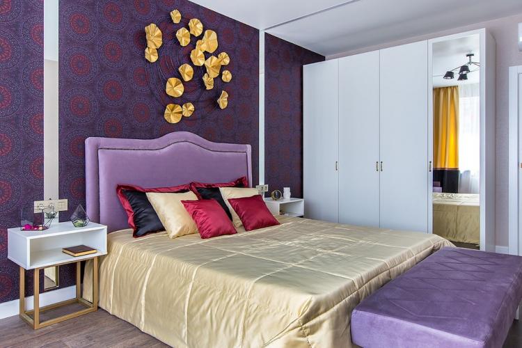 Chambre de style néoclassique - photo de design d'intérieur